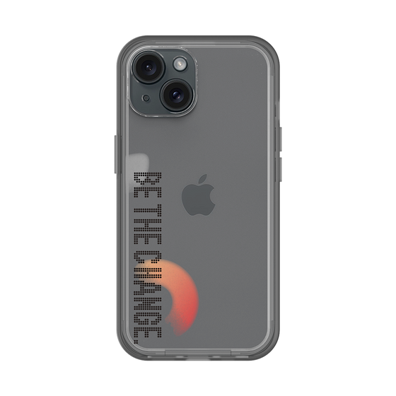 Slim Protection Premium Case［ オリジナル - ドットオーバーレイ - BE THE CHANGE/A ］