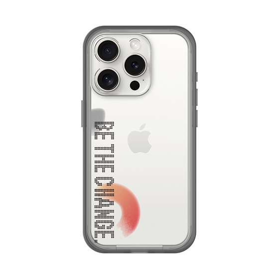 Slim Protection Premium Case［ オリジナル - ドットオーバーレイ - BE THE CHANGE/A ］