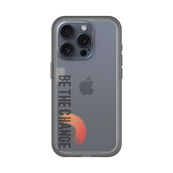 Slim Protection Premium Case［ オリジナル - ドットオーバーレイ - BE THE CHANGE/A ］
