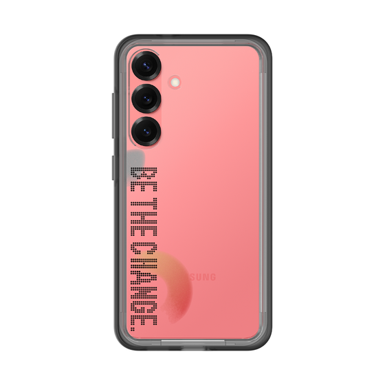 Slim Protection Premium Case［ Original - Dot Overlay - BE THE CHANGE/A ］