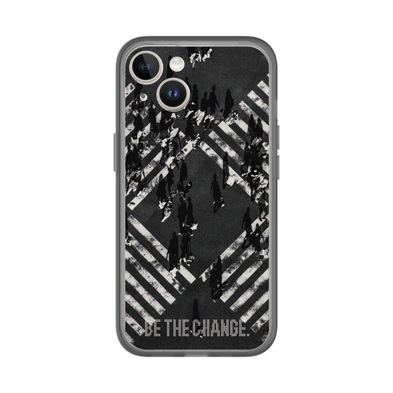 Slim Protection Premium Case［ オリジナル - ドットオーバーレイ - BE THE CHANGE/B ］