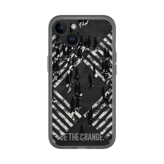 Slim Protection Premium Case［ オリジナル - ドットオーバーレイ - BE THE CHANGE/B ］