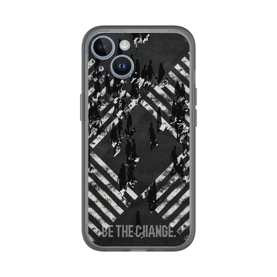 Slim Protection Premium Case［ オリジナル - ドットオーバーレイ - BE THE CHANGE/B ］