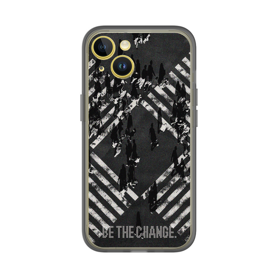 Slim Protection Premium Case［ オリジナル - ドットオーバーレイ - BE THE CHANGE/B ］