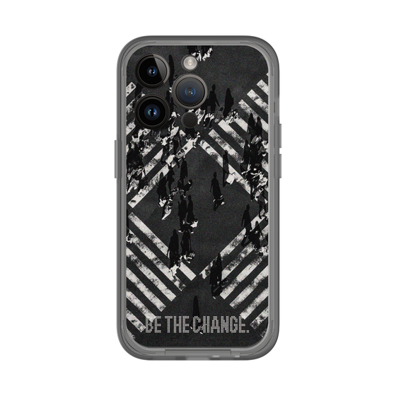 Slim Protection Premium Case［ オリジナル - ドットオーバーレイ - BE THE CHANGE/B ］