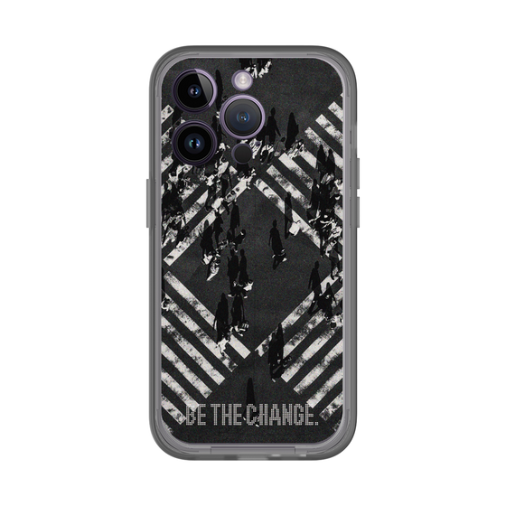 Slim Protection Premium Case［ オリジナル - ドットオーバーレイ - BE THE CHANGE/B ］