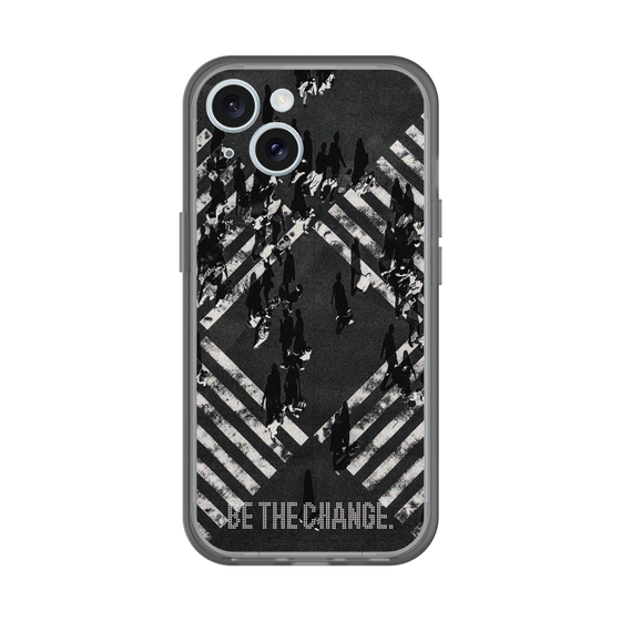 Slim Protection Premium Case［ オリジナル - ドットオーバーレイ - BE THE CHANGE/B ］