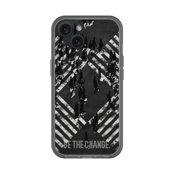 Slim Protection Premium Case［ オリジナル - ドットオーバーレイ - BE THE CHANGE/B ］