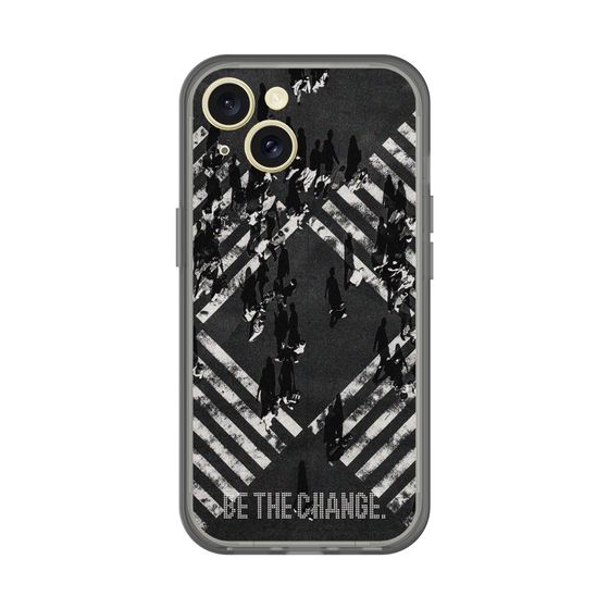 Slim Protection Premium Case［ オリジナル - ドットオーバーレイ - BE THE CHANGE/B ］
