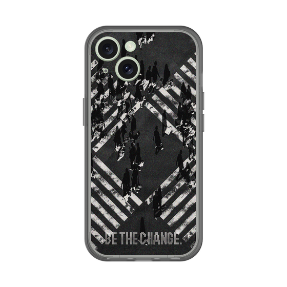 Slim Protection Premium Case［ オリジナル - ドットオーバーレイ - BE THE CHANGE/B ］