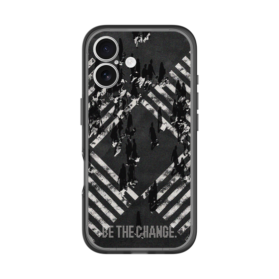 Slim Protection Premium Case［ オリジナル - ドットオーバーレイ - BE THE CHANGE/B ］