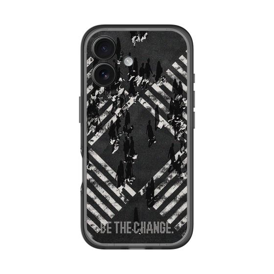 Slim Protection Premium Case［ オリジナル - ドットオーバーレイ - BE THE CHANGE/B ］