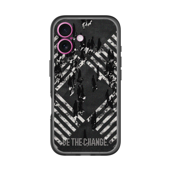Slim Protection Premium Case［ オリジナル - ドットオーバーレイ - BE THE CHANGE/B ］