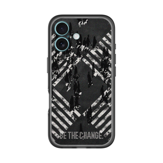 Slim Protection Premium Case［ オリジナル - ドットオーバーレイ - BE THE CHANGE/B ］
