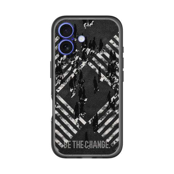 Slim Protection Premium Case［ オリジナル - ドットオーバーレイ - BE THE CHANGE/B ］