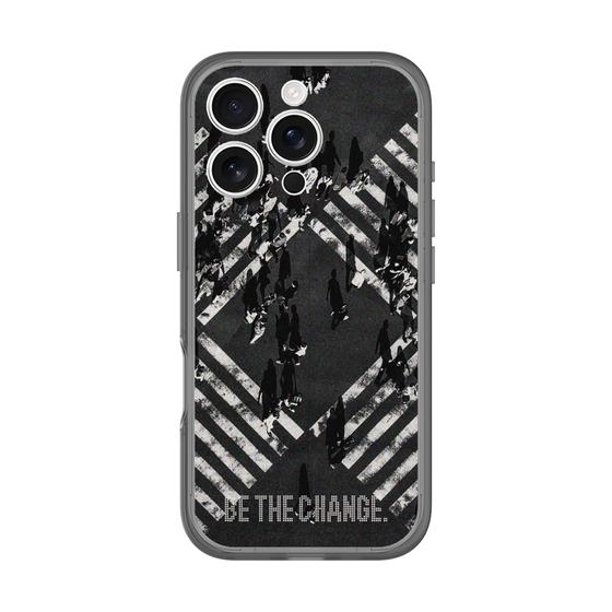Slim Protection Premium Case［ オリジナル - ドットオーバーレイ - BE THE CHANGE/B ］