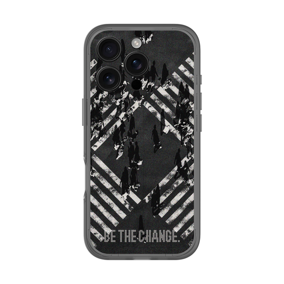 Slim Protection Premium Case［ オリジナル - ドットオーバーレイ - BE THE CHANGE/B ］
