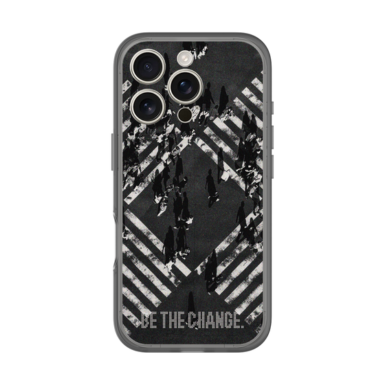Slim Protection Premium Case［ オリジナル - ドットオーバーレイ - BE THE CHANGE/B ］