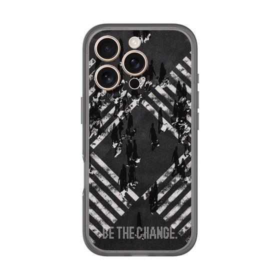 Slim Protection Premium Case［ オリジナル - ドットオーバーレイ - BE THE CHANGE/B ］