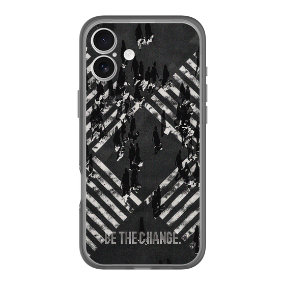 Slim Protection Premium Case［ オリジナル - ドットオーバーレイ - BE THE CHANGE/B ］