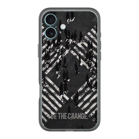 Slim Protection Premium Case［ オリジナル - ドットオーバーレイ - BE THE CHANGE/B ］