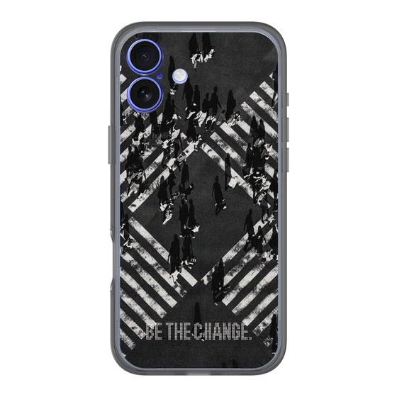 Slim Protection Premium Case［ オリジナル - ドットオーバーレイ - BE THE CHANGE/B ］