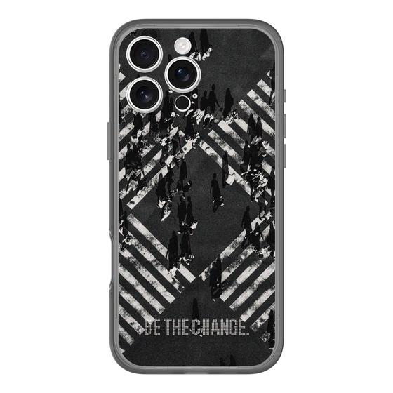 Slim Protection Premium Case［ オリジナル - ドットオーバーレイ - BE THE CHANGE/B ］
