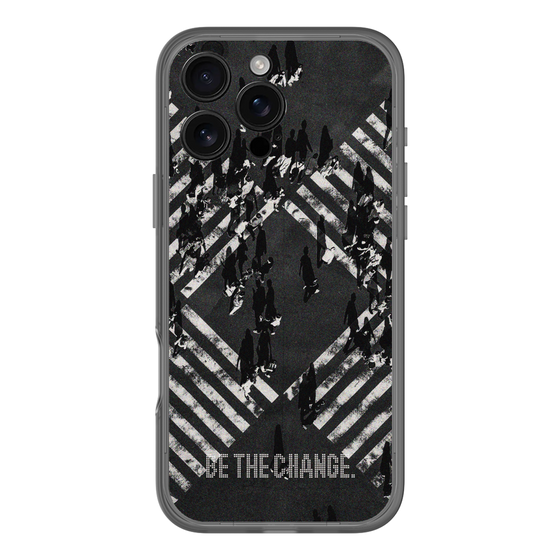 Slim Protection Premium Case［ オリジナル - ドットオーバーレイ - BE THE CHANGE/B ］