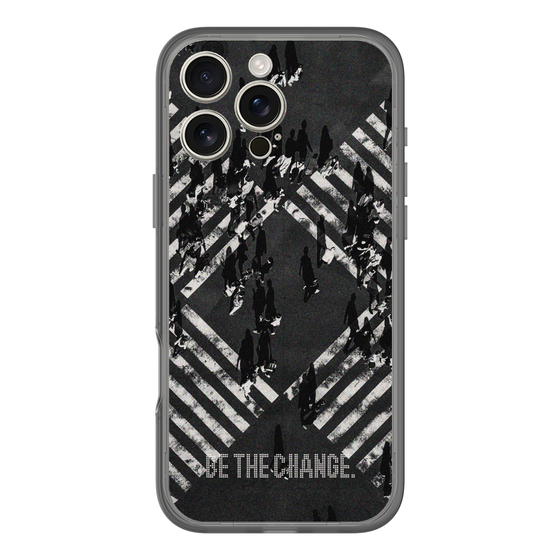 Slim Protection Premium Case［ オリジナル - ドットオーバーレイ - BE THE CHANGE/B ］
