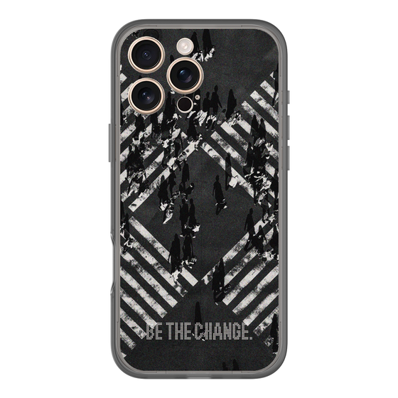 Slim Protection Premium Case［ オリジナル - ドットオーバーレイ - BE THE CHANGE/B ］