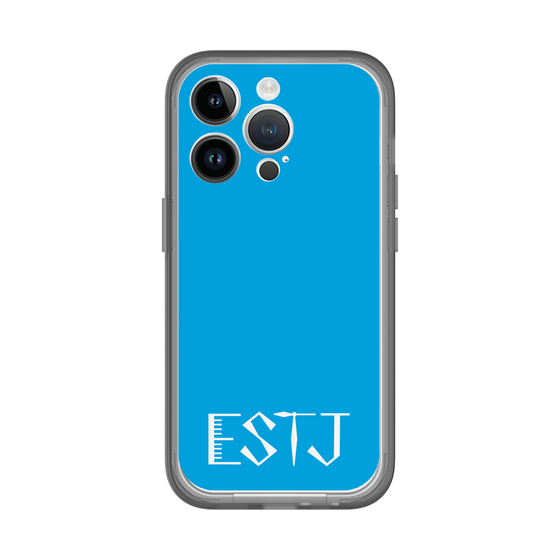 Slim Protection Premium Case［ オリジナル - ESTJ 幹部 - アルファベット - Blue ］