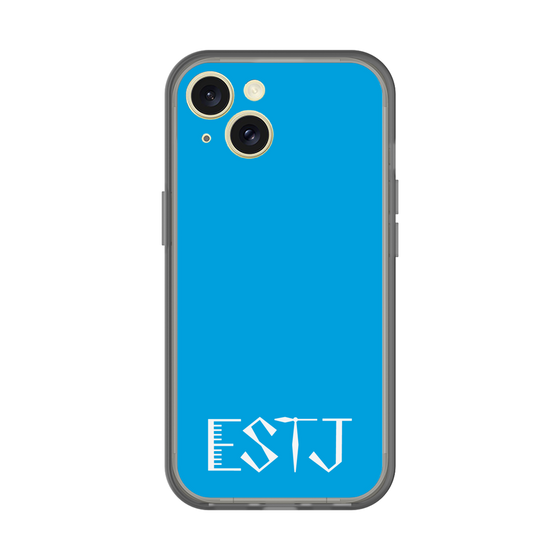 Slim Protection Premium Case［ オリジナル - ESTJ 幹部 - アルファベット - Blue ］