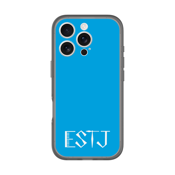Slim Protection Premium Case［ オリジナル - ESTJ 幹部 - アルファベット - Blue ］
