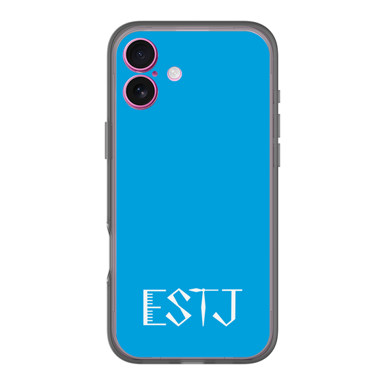 Slim Protection Premium Case［ オリジナル - ESTJ 幹部 - アルファベット - Blue ］