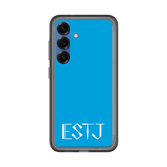 Slim Protection Premium Case［ Original - ESTJ Executive - Alphabet - Blue ］