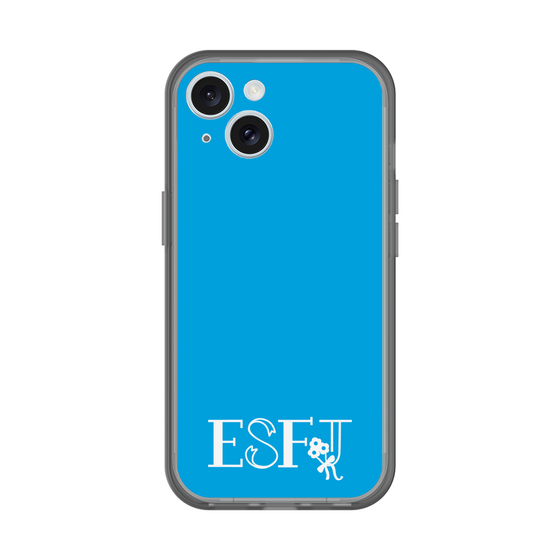 Slim Protection Premium Case［ オリジナル - ESFJ 領事 - アルファベット - Blue ］