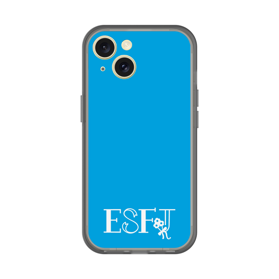 Slim Protection Premium Case［ オリジナル - ESFJ 領事 - アルファベット - Blue ］