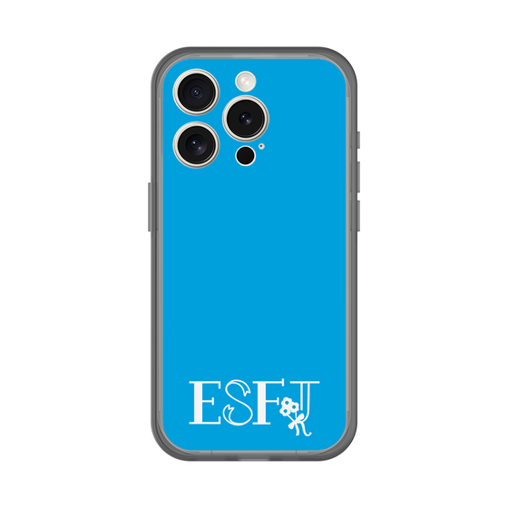 Slim Protection Premium Case［ オリジナル - ESFJ 領事 - アルファベット - Blue ］