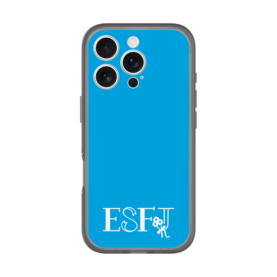 Slim Protection Premium Case［ オリジナル - ESFJ 領事 - アルファベット - Blue ］