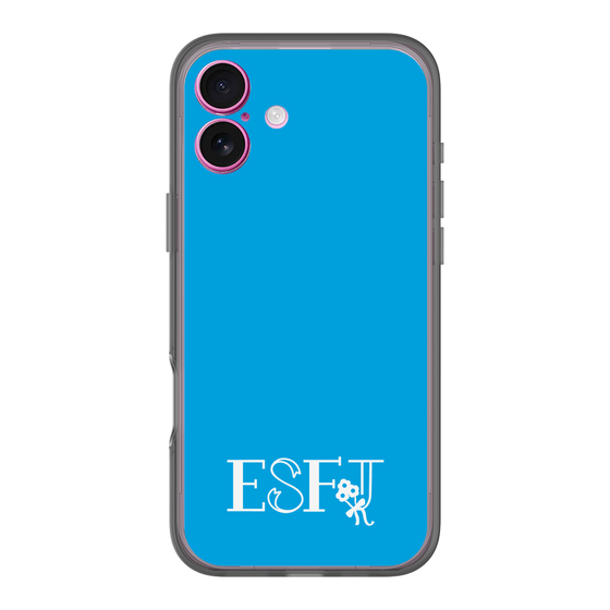 Slim Protection Premium Case［ オリジナル - ESFJ 領事 - アルファベット - Blue ］