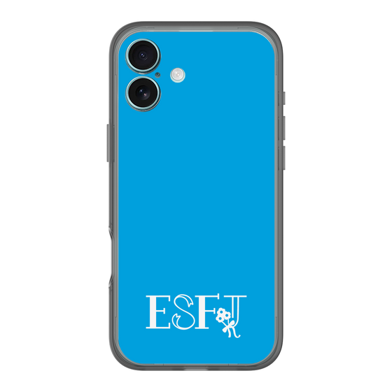 Slim Protection Premium Case［ オリジナル - ESFJ 領事 - アルファベット - Blue ］
