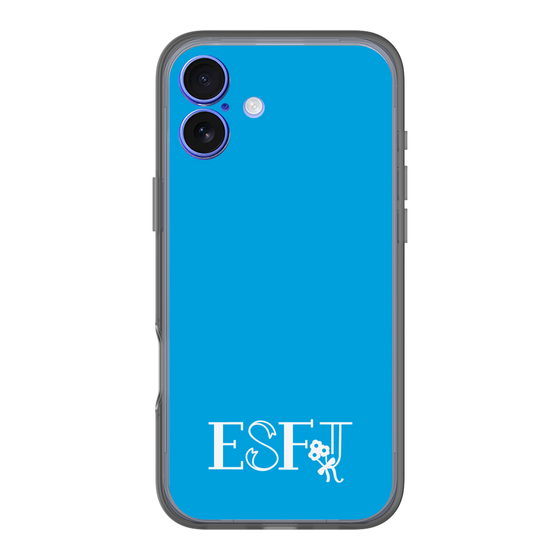 Slim Protection Premium Case［ オリジナル - ESFJ 領事 - アルファベット - Blue ］