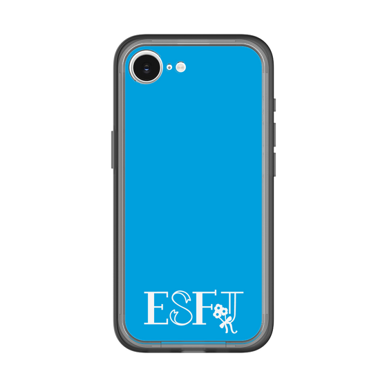 Slim Protection Premium Case［ Original - ESFJ Consul - Alphabet - Blue ］