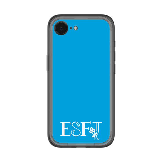 Slim Protection Premium Case［ Original - ESFJ Consul - Alphabet - Blue ］