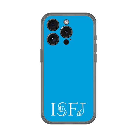 Slim Protection Premium Case［ オリジナル - ISFJ 擁護者 - アルファベット - Blue ］