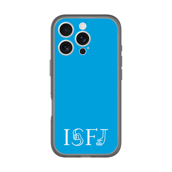 Slim Protection Premium Case［ オリジナル - ISFJ 擁護者 - アルファベット - Blue ］