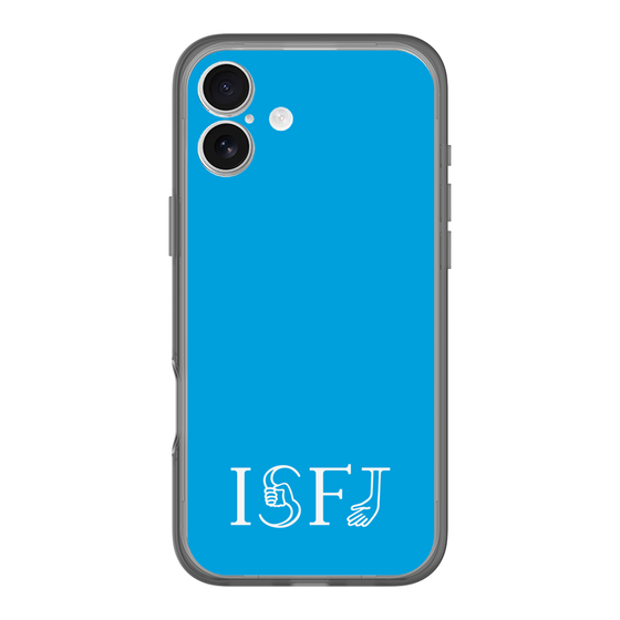 Slim Protection Premium Case［ オリジナル - ISFJ 擁護者 - アルファベット - Blue ］