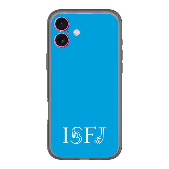 Slim Protection Premium Case［ オリジナル - ISFJ 擁護者 - アルファベット - Blue ］
