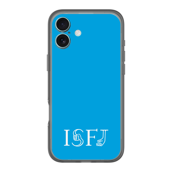 Slim Protection Premium Case［ オリジナル - ISFJ 擁護者 - アルファベット - Blue ］
