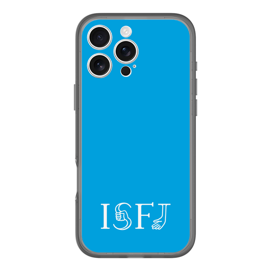 Slim Protection Premium Case［ オリジナル - ISFJ 擁護者 - アルファベット - Blue ］
